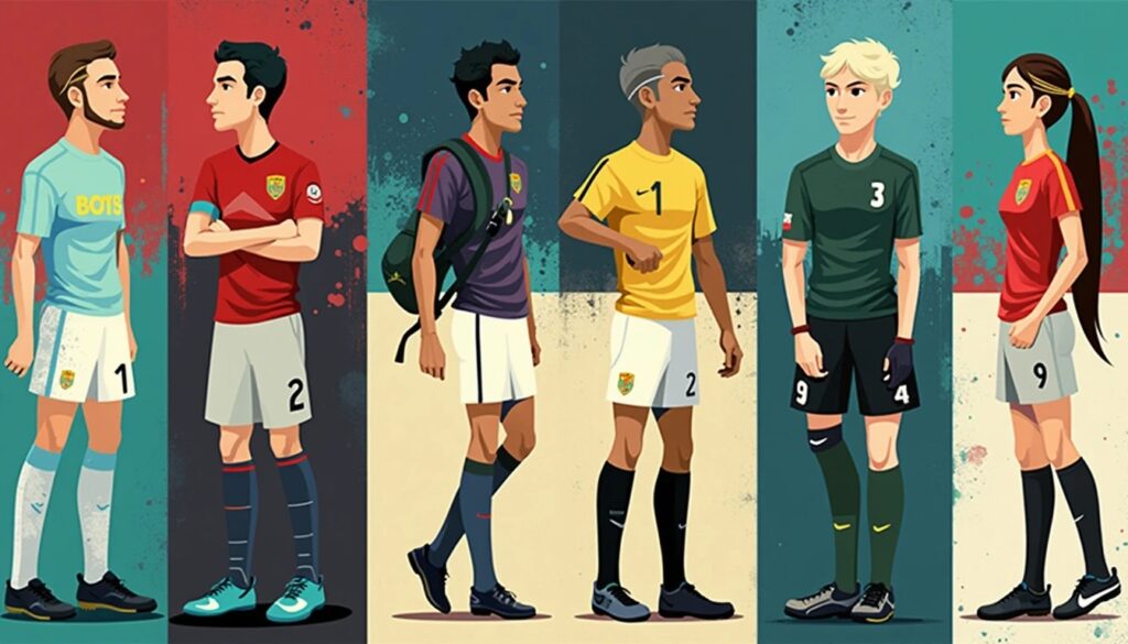 ilustracion futbolistas